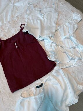 Brandy Melville Bundle Tank Tops and Shorts